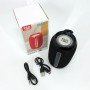 Портативна Bluetooth-колонка TG653 USB з ремінцем, акумуляторна колонка для музики. Колір: чорний