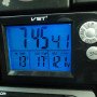 Годинник автомобільний електронні автогодинник VST-7048V для ВАЗ з вольтметром, температурою