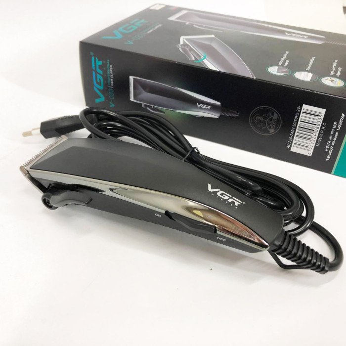 Професійна машинка для стрижки волосся VGR V-033 з функцією тримера та 4 насадками