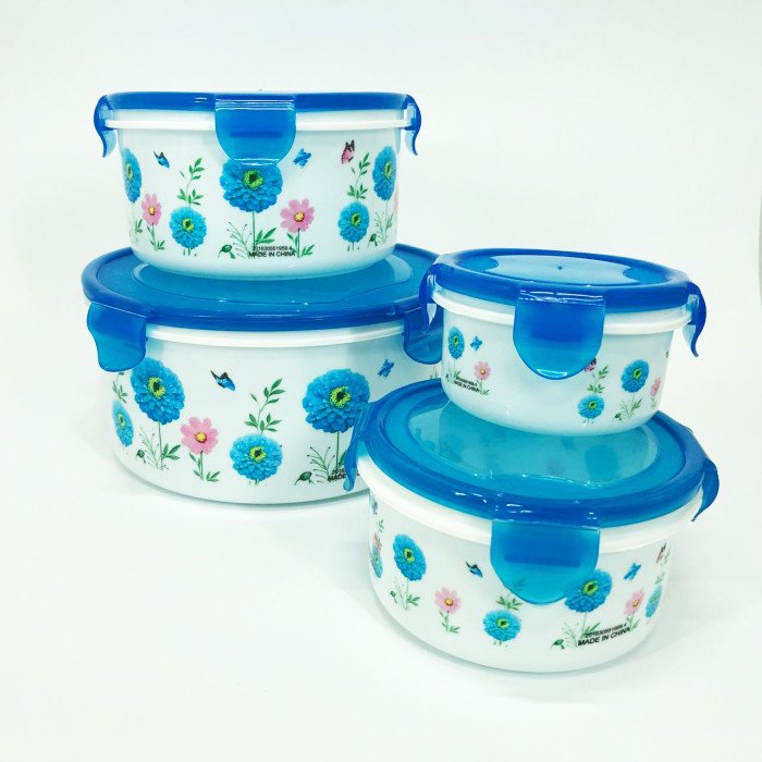 Набір пластикових судків UNIQUE UN-1512. Колір: блакитний