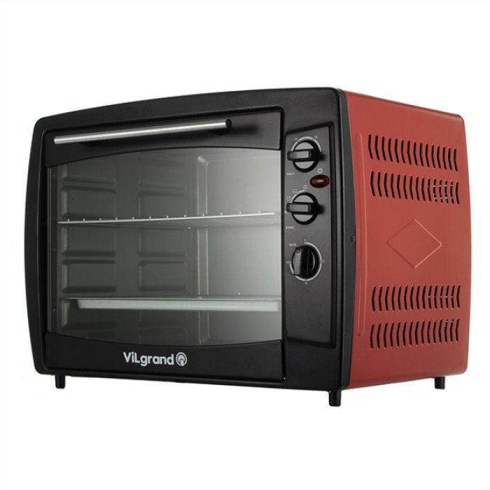 Електрична піч VILGRAND VEO650-14. Колір: червоний