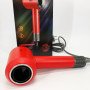 Фен професійний VGR V-445 RED, 3 рівні обдування, 4 рівні температури, 1600 Вт