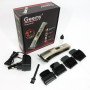 Машинка для стрижки Gemei GM-657 бездротова з комплектом насадок, Перукарські машинки