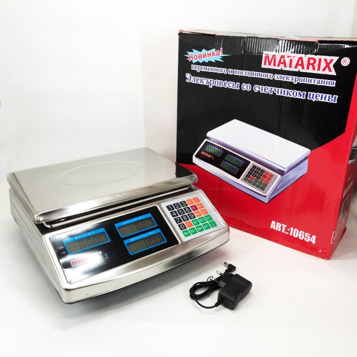 Електронні ваги Matarix MX-413 до 50 кг, Електронні ваги для зважування предметів