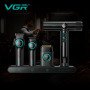 Набір VGR STEPLERSS RPO 4 IN 1 BLACK, триммер, машинка для стрижки, електробритва, фен