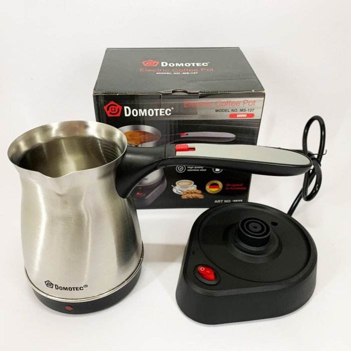 Електрична міні кавоварка електротурка Domotec MS-127 0.5л
