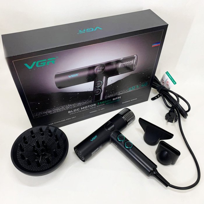 Фен професійний VGR V-401 BLACK