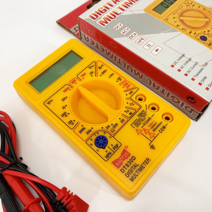 Мультиметр HAOYUE DT830D yellow