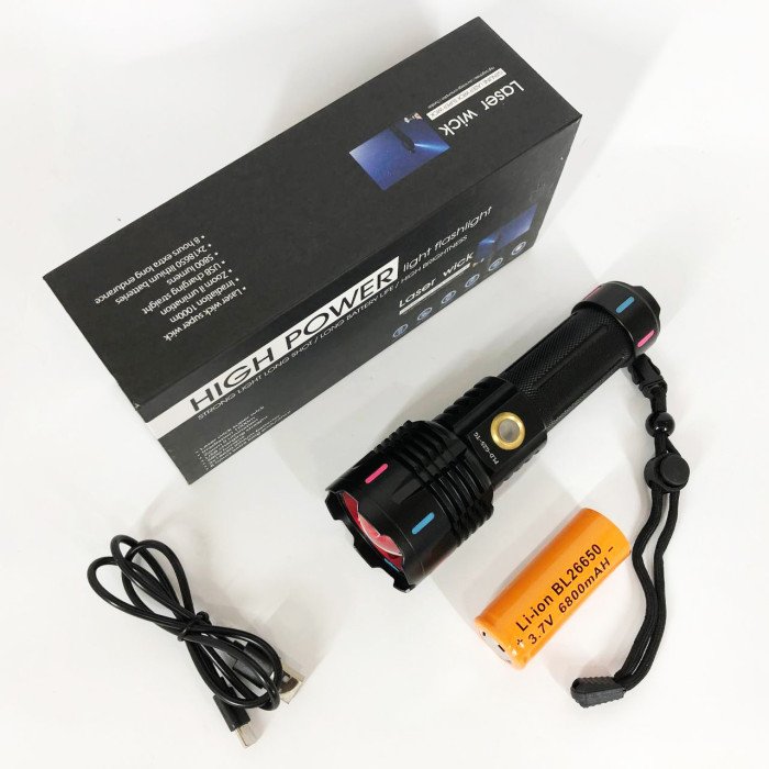 Ліхтар X-BALOG FLUORESCENCE G25 PM30-TG, Надпотужний ліхтарик, Яскравий ліхтарик, Якісний ліхтарик