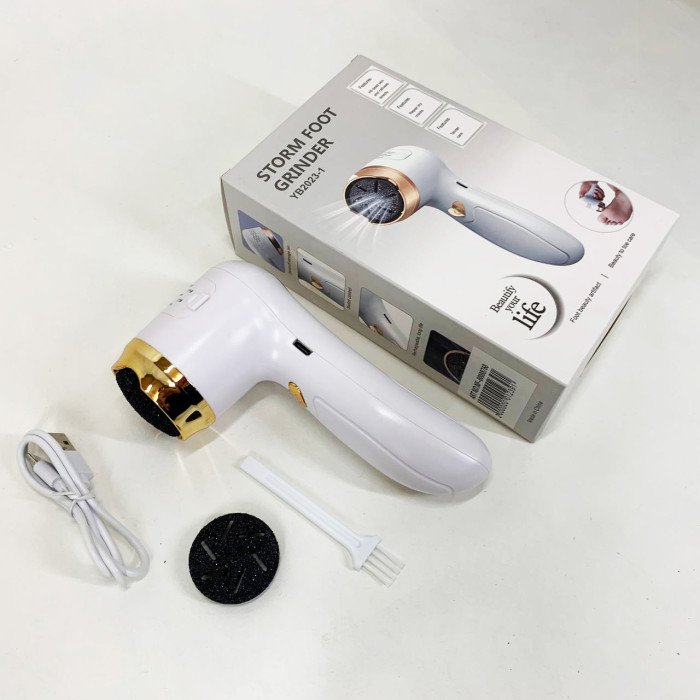 Пемза акумуляторна для видалення грубої шкіри стоп Foot Grinder Y2023 для п'ят з USB-кабелем