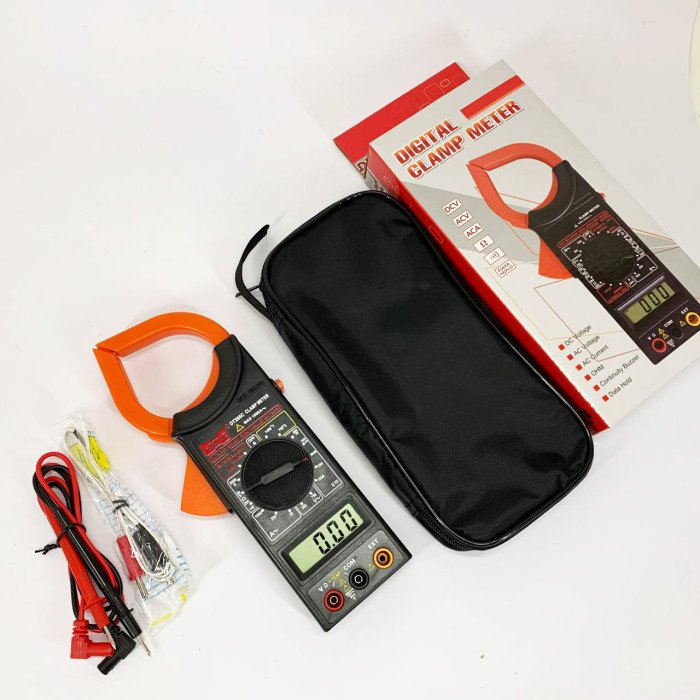 Цифровий кліщовий мультиметр HAOYUE DT266C з термопарою, чохлом та щупами