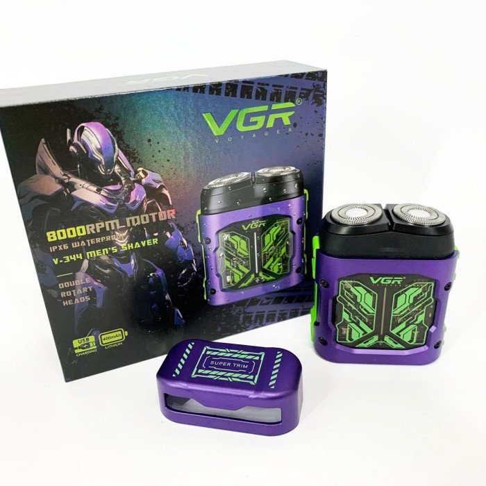 Електробритва VGR V-344. Колір: фіолетовий