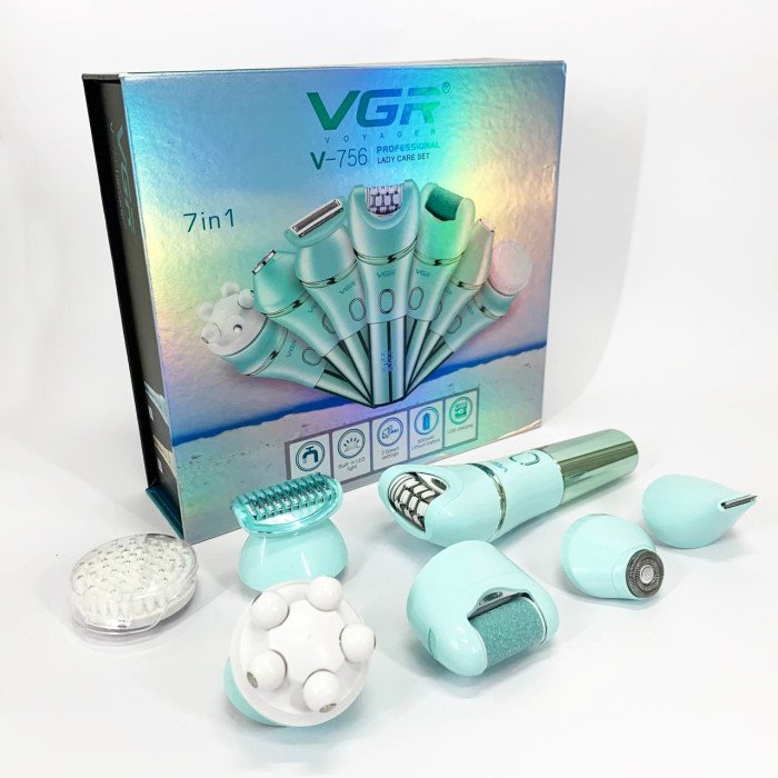 Епілятор VGR V-756 GREEN 7 в 1