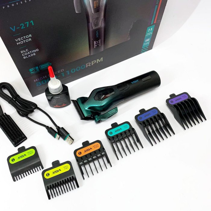 Акумуляторна машинка для стрижки VGR V-271