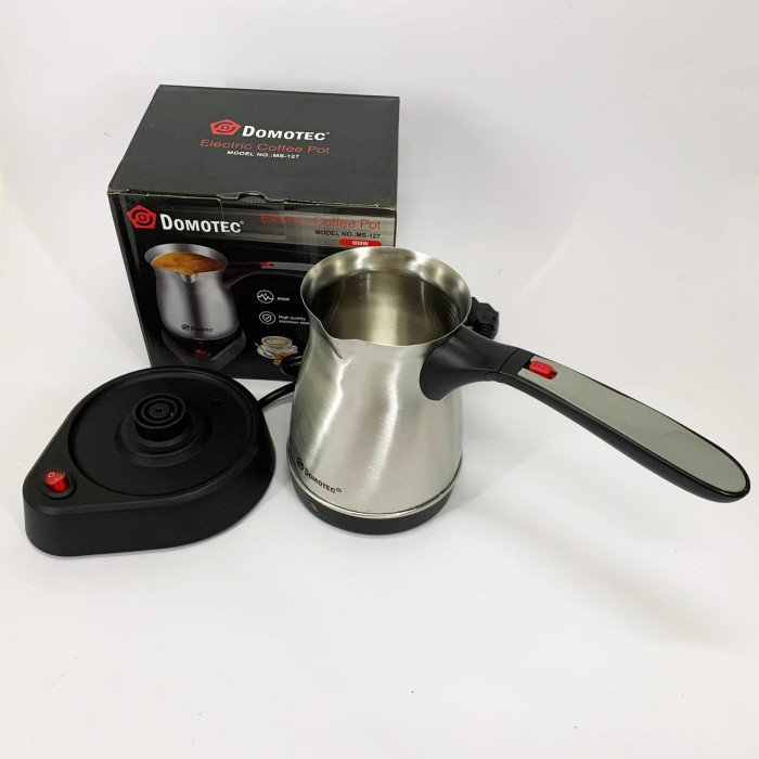 Електрична міні кавоварка електротурка Domotec MS-127 0.5л