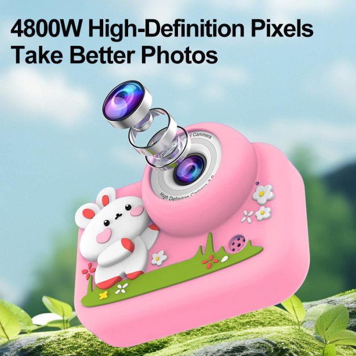 Дитячий фотоапарат M03 PINK RABBIT
