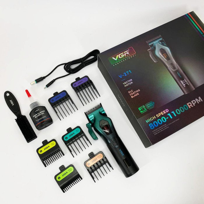 Акумуляторна машинка для стрижки VGR V-271