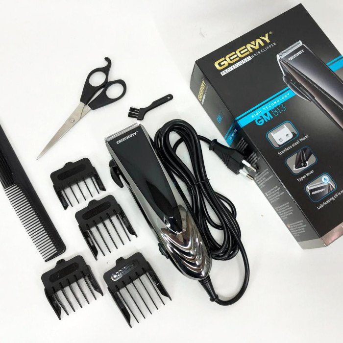 Провідна професійна машинка для стрижки волосся GEMEI GM-813, машинка для стрижки волосся домашня