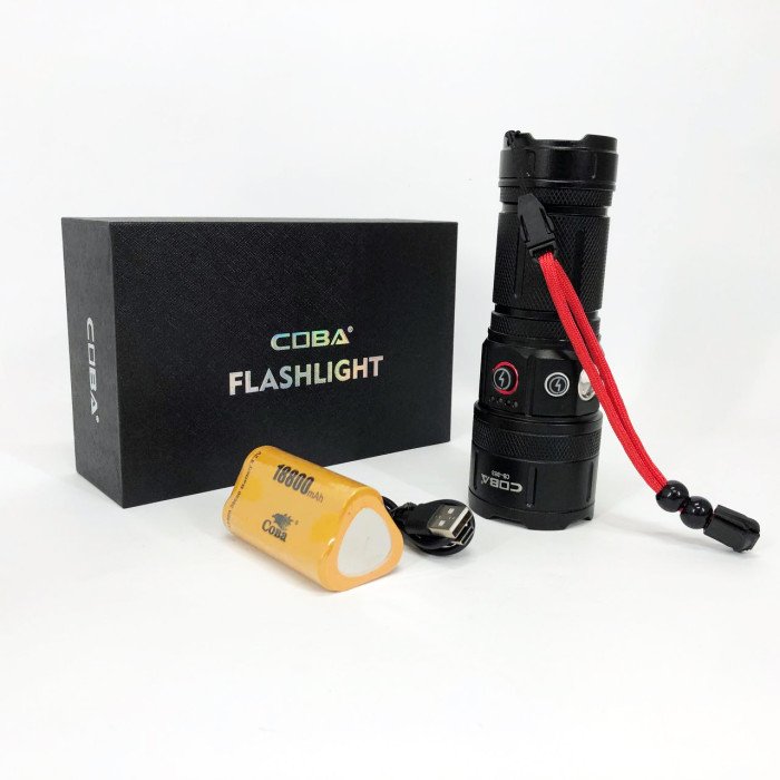 Ліхтар CB-B53-TG, 3х18650, power bank, індикація заряду, Ліхтарик світлодіодний для туриста надпотужний