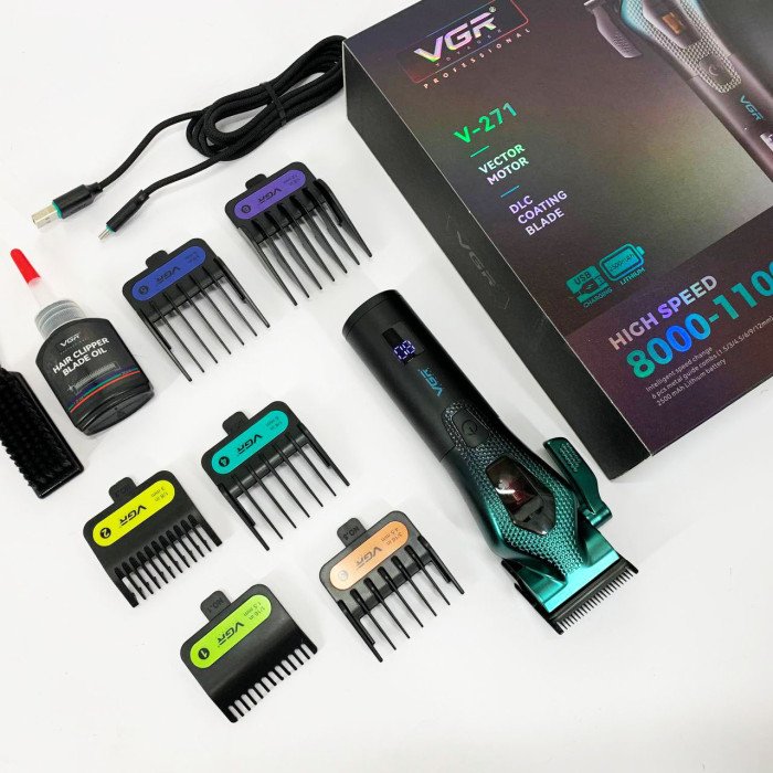 Акумуляторна машинка для стрижки VGR V-271