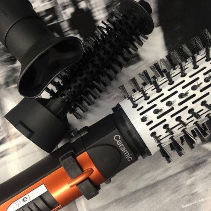 Фен щітка крутиться фен щітка для об'єму , Фен браш з обертанням, Фен з насадкою брашинг
