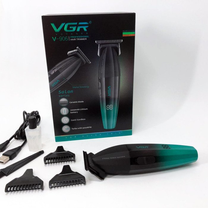 Машинка для стрижки волосся VGR V-906 тример для окантовки та стрижки бороди