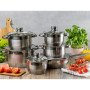 Набір посуду Edenberg EB-2001 з індукційним дном із нержавіючої сталі 12 предметів