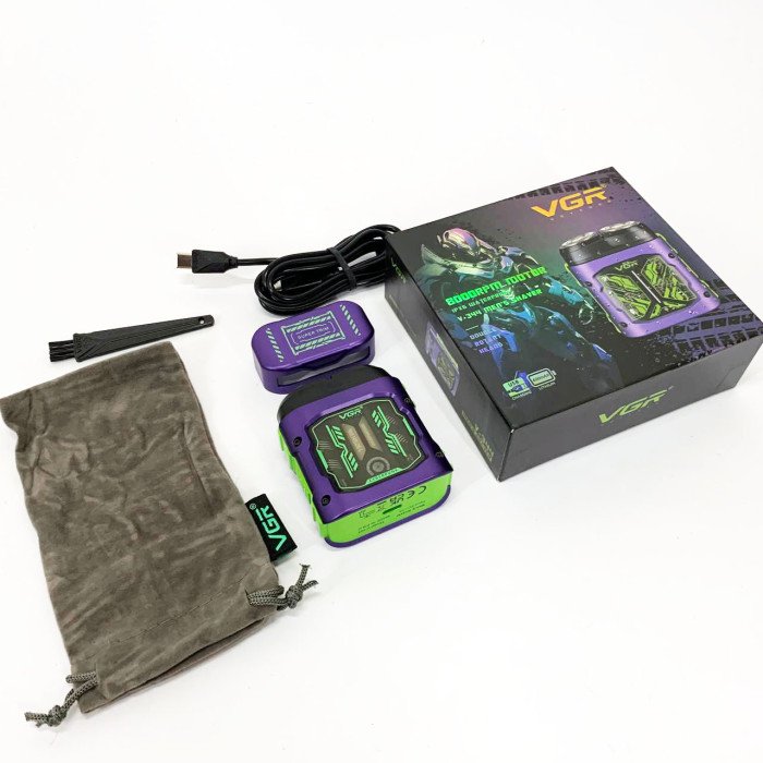 Електробритва VGR V-344. Колір: фіолетовий