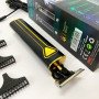 Професійна акумуляторна машинка для стрижки VGR V-009 тример для бороди та вусів. Колір: золотий