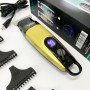 Машинка для стрижки волосся VGR V-975 тример для бороди та вусів. Колір: золотий