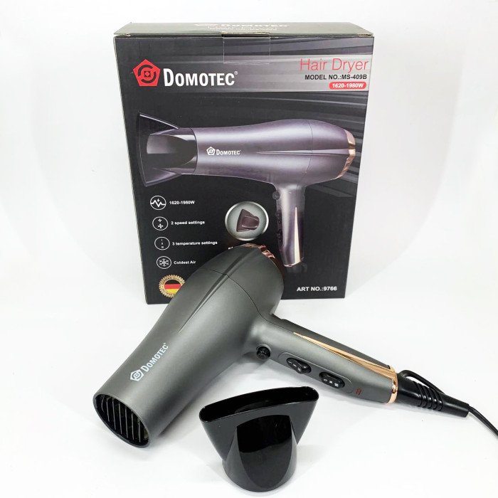 Професійний фен для волосся Domotec MS-409B 1980 Вт