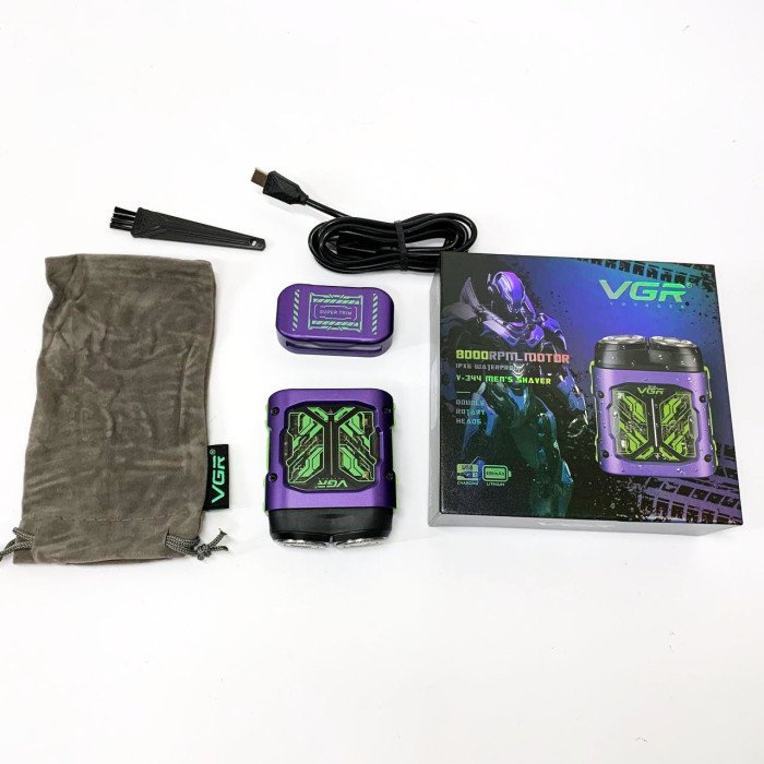 Електробритва VGR V-344. Колір: фіолетовий