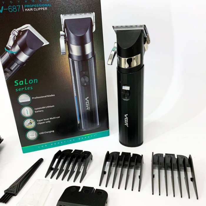 Акумуляторна машинка для стрижки VGR V-687