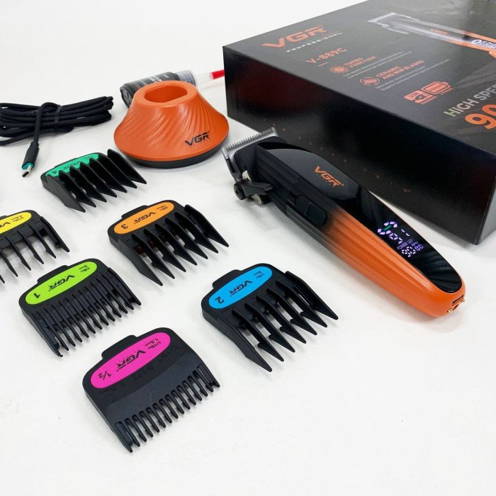 Машинка для стрижки волосся VGR V-889C керамічні леза 9000RPM