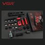 Професійний набір для барберів VGR Stepless Pro 3 in 1 RED