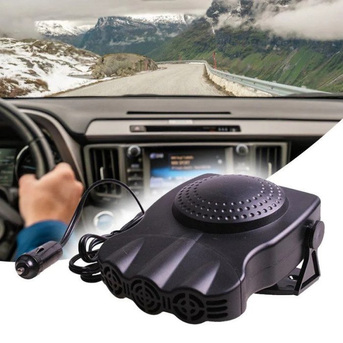 Тепловентилятор автомобільний Car Fan CF-612, дуйка для авто, Універсальний обігрівач