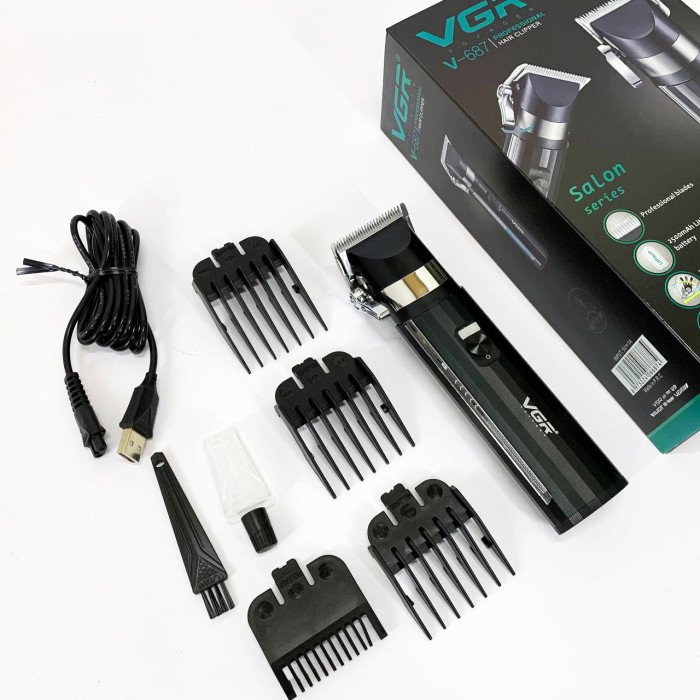 Акумуляторна машинка для стрижки VGR V-687