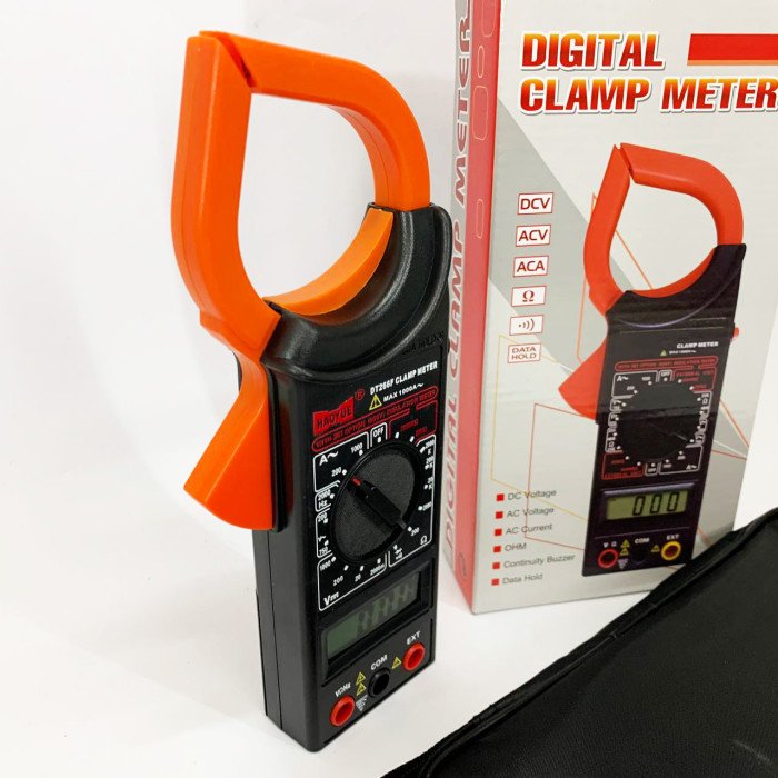 Цифровий кліщовий мультиметр HAOYUE DT266F з чохлом та щупами