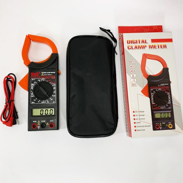 Цифровий кліщовий мультиметр HAOYUE DT266F з чохлом та щупами