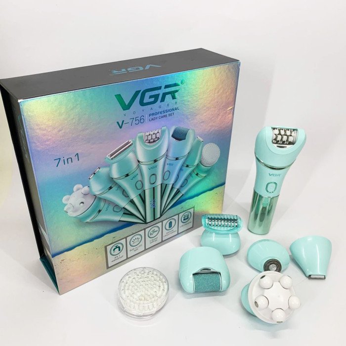 Епілятор VGR V-756 GREEN 7 в 1