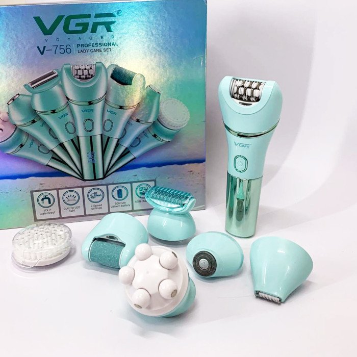 Епілятор VGR V-756 GREEN 7 в 1