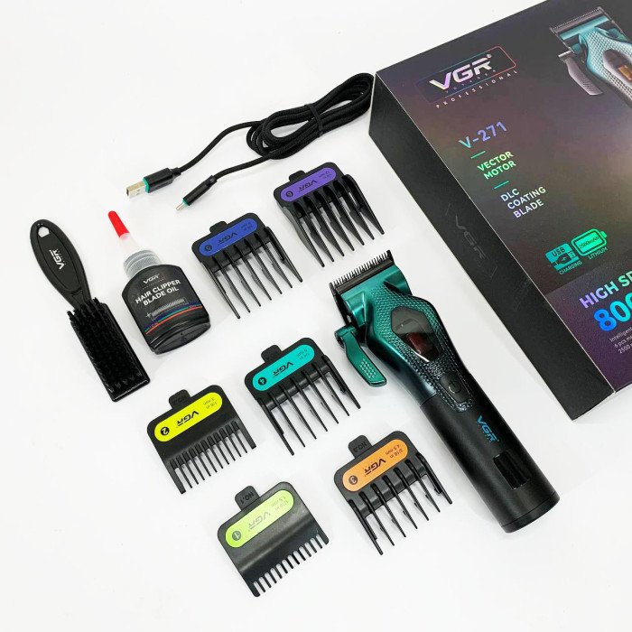 Акумуляторна машинка для стрижки VGR V-271