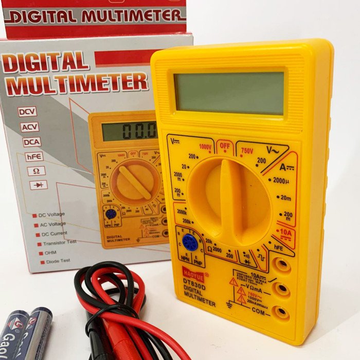Мультиметр HAOYUE DT830D yellow