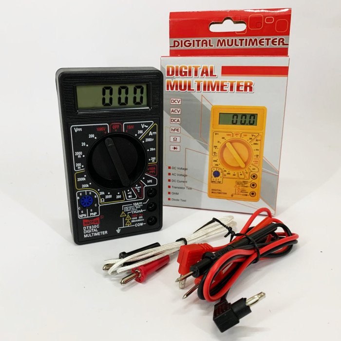 Мультиметр HAOYUE DT830C black