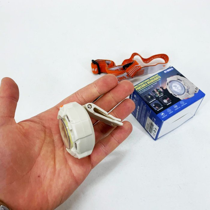 Ліхтар налобний CY-2026-B-COB+2LED(red)+2LED(blue)