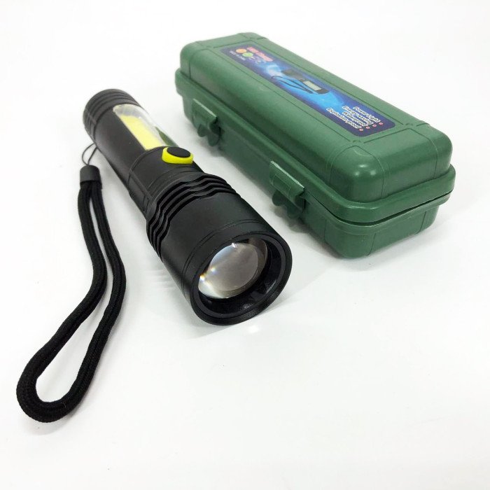 Ліхтарик BN-537-TG+COB (White+red), Тактичний ліхтар ручний, Топ-ліхтарик, Ліхтарик поліс