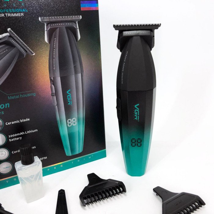 Машинка для стрижки волосся VGR V-906 тример для окантовки та стрижки бороди