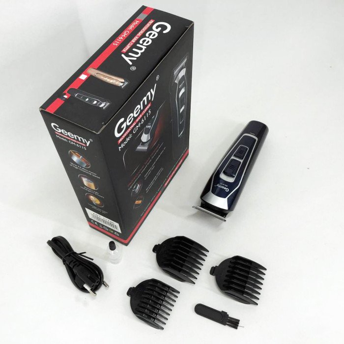 Машинка для стрижки GEMEI GM-6115, машинка для стрижки бездротова. Колір: синій