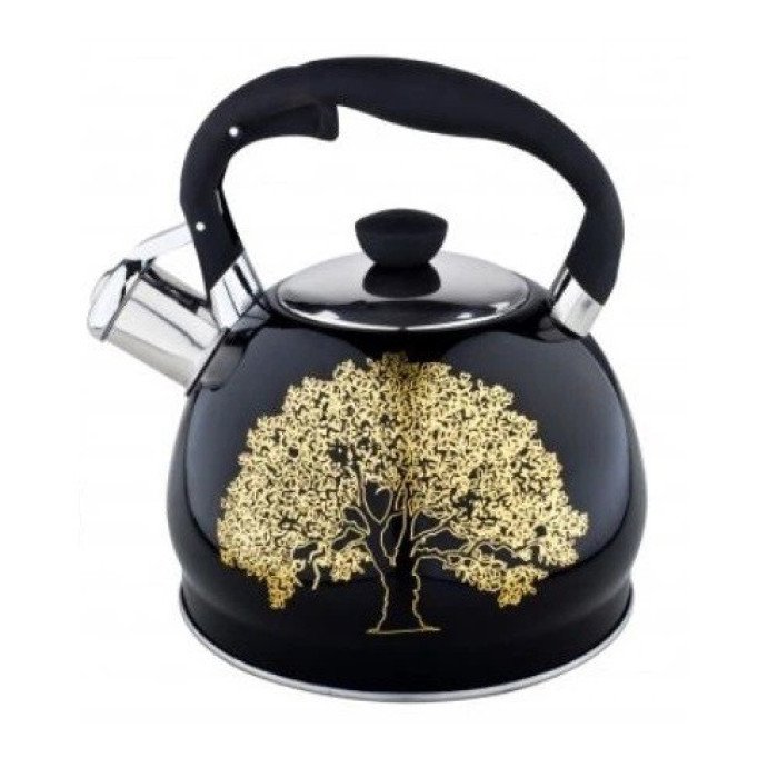 Чайник із свистком Edenberg EB-1956 2 літри чайник із нержавіючої сталі для всіх видів плит Black Gold