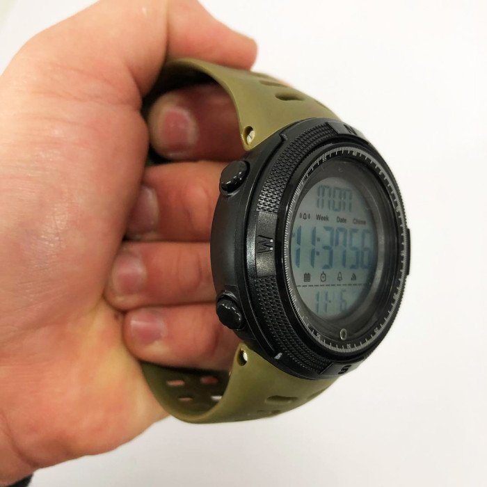 Годинник наручний чоловічий SKMEI 2070AGWT ARMY GREEN, армійський годинник протиударний. Колір: зелений